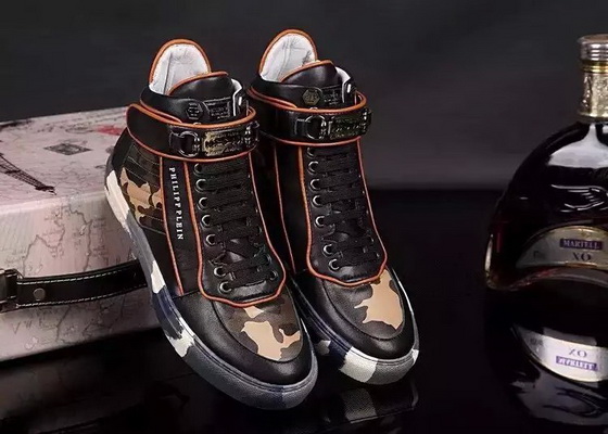 PhiliPP Plein High-Top Fashion Men Shoes--055